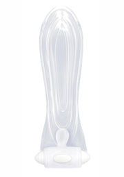 The 9's - Vibrating Sextenders, Contoured - Clear